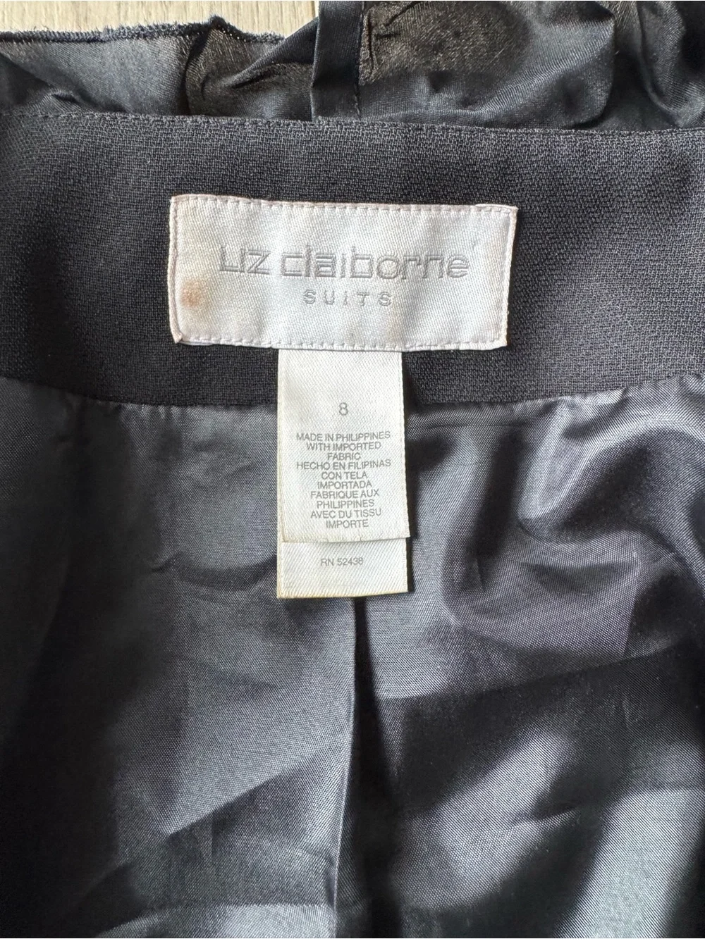 Liz Claiborne Black Women's Fitted Blazer